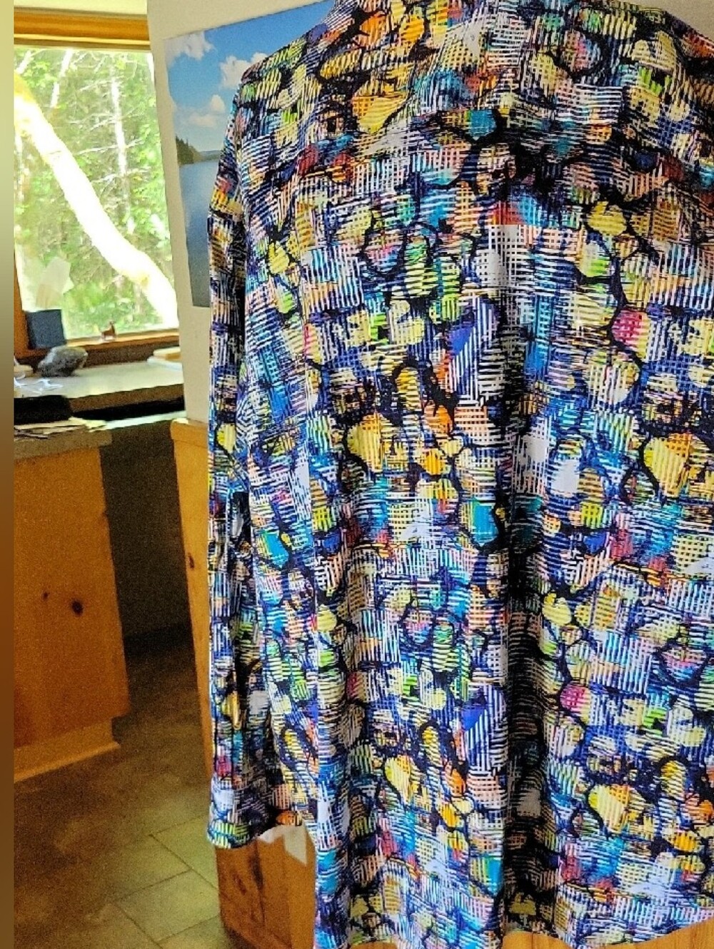 Robert Graham Multicolor Plaid & Brushstroke Button-Down - Picture 4 of 8